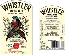 Whistler Barrel Aged Blended Malt Whisky Device mark 7120991 Trademark