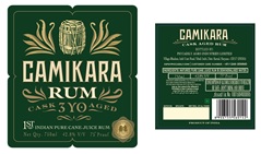 Camikara Rum 3 Yo Aged Device mark 7121013 Trademark
