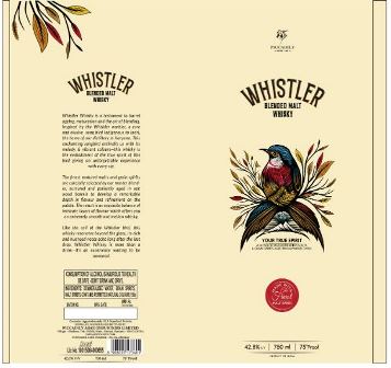 Whistler Blended Malt Whisky Device mark 7121014 Trademark