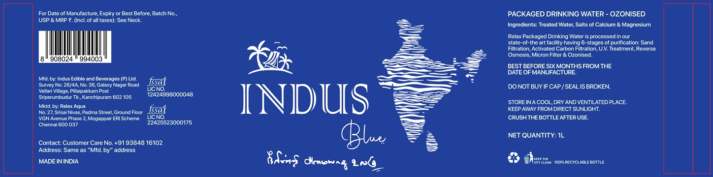 Indus Blue Neerindri Amayathu Ulagu Device mark 7121869 Trademark