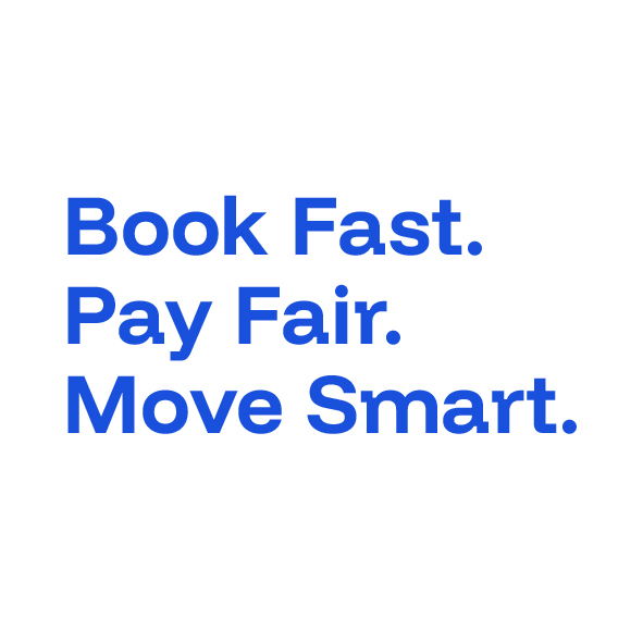 Book Fast. Pay Fair. Move Smart. Device mark 7126011 Trademark