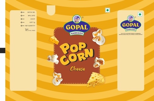 Gopal Namkeen Popcorn Cheese (label) Device mark 7127826 Trademark