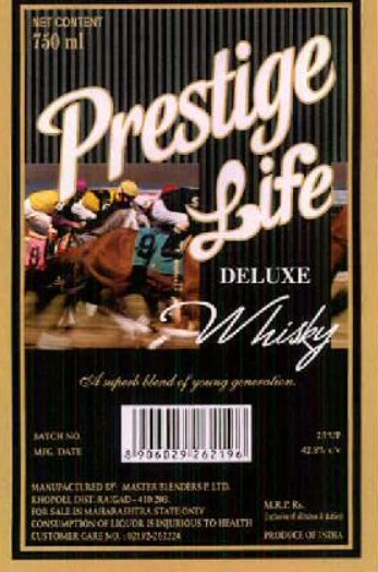 Prestige Life Deluxe Whisky Device mark 7128110 Trademark