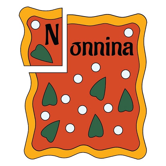 Stylized Depiction Of A Square Shaped Pizza Consisting Of Decorative Elements And The Term “nonnina” Device mark 7132751 Trademark