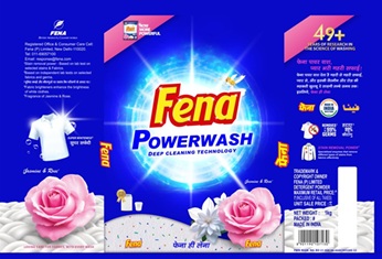 Fena Powerwash (label) Device mark 7138585 Trademark
