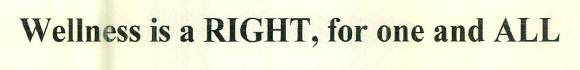 Wellness Is A Right, For One And All Device mark 2986715 Trademark