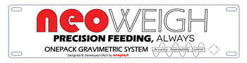 Neoweigh Precision Feeding, Always Onepack Gravimetric System Device mark 7150938 Trademark