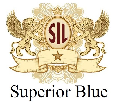 Superior Blue With Company's Logo Sil Device mark 7152708 Trademark