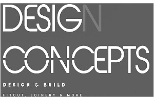 Design Concepts Design & Build Fitout, Joinery & More (with Device) Device mark 7172918 Trademark