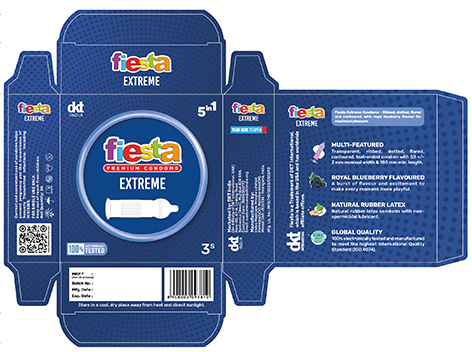 Fiesta Premium Condoms Extreme (packaging) Device mark 7177342 Trademark