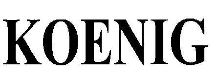 Koenig (device) Device mark 2335058 Trademark
