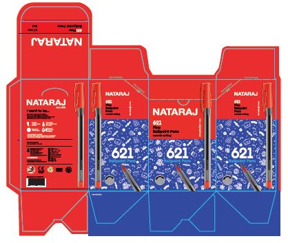 Nataraj 621 Fine Ball Point Pens Device mark 7184266 Trademark