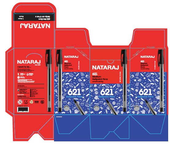 Nataraj 621 Medium Ball Point Pens Device mark 7184267 Trademark