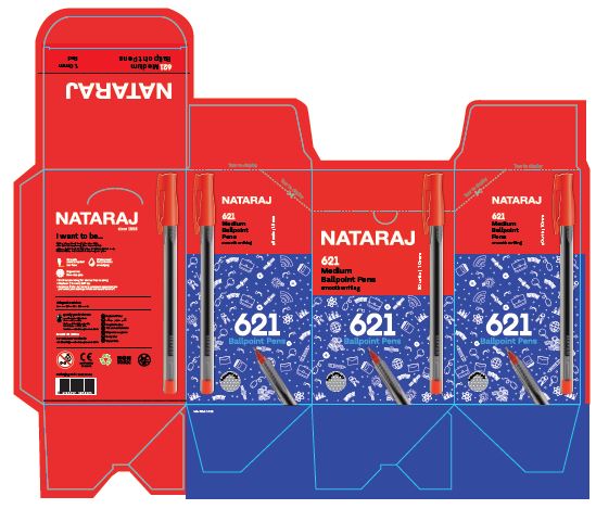 Nataraj 621 Medium Ball Point Pens Device mark 7184270 Trademark