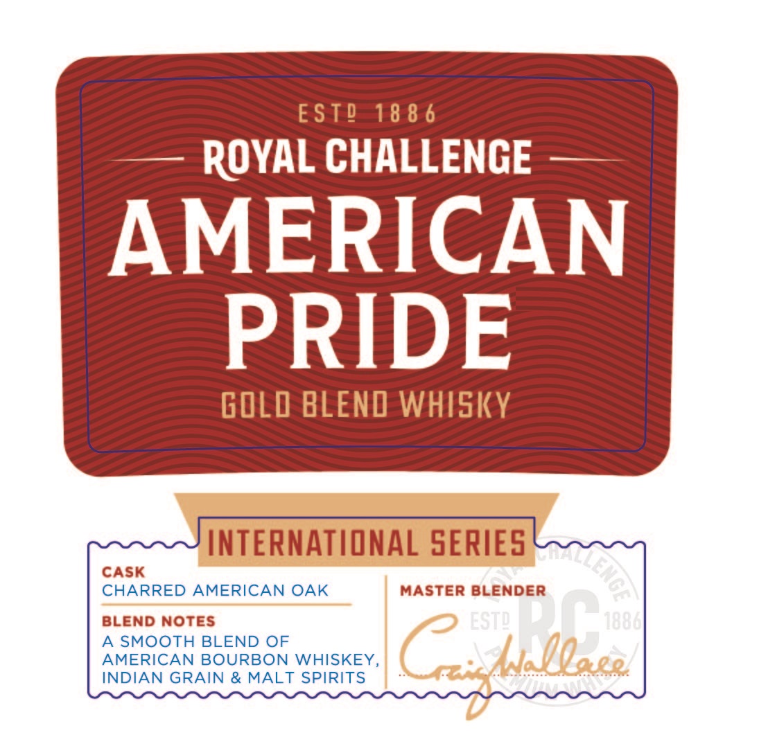 Royal Challenge American Pride Gold Blend Whisky (label) Device mark 7154544 Trademark