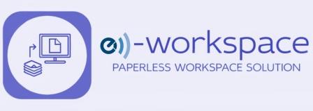 E-workspace Paperless Workspace Solution Device mark 7155018 Trademark