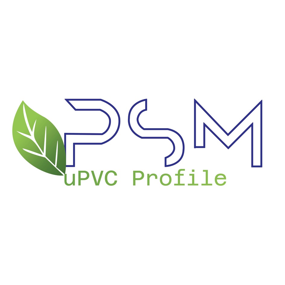 Device Of A Greenleaf With Letters And Words Psm Upvc Profile In A Distinctive Stylized Font As Depicted In The Image Device mark 7193016 Trademark
