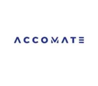 Accomate In Special Fonts Device mark 7195106 Trademark