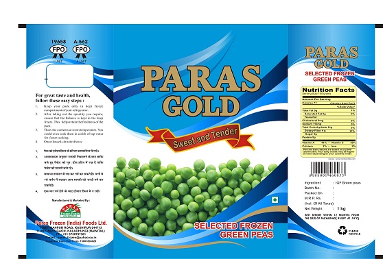 Paras Gold Device mark 7197061 Trademark