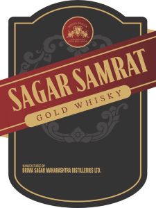 Brima Sagar Maharashtra Distilleries Ltd Sagar Samrat Label Device mark 7200045 Trademark