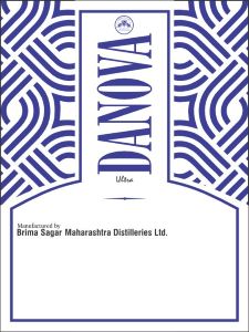 Brima Sagar Maharashtra Distilleries Ltd Danova Ultra Label Device mark 7200046 Trademark