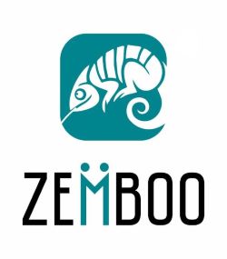 Zemboo Logo Having A Unique Design Of Chameleon Device mark 7205057 Trademark