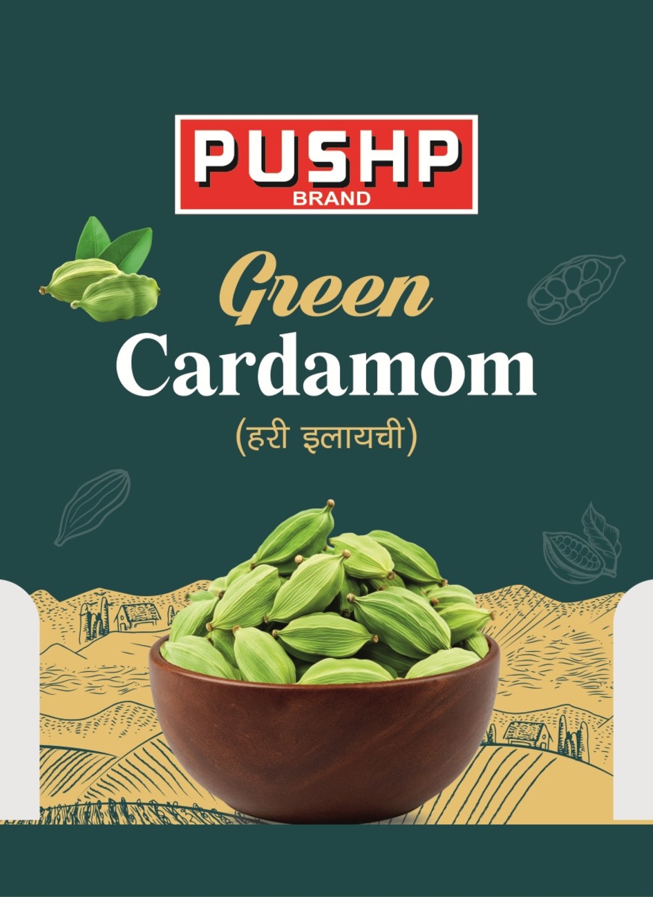 Pushp Brand Cardamom (hari Elaichi) Device mark 7206552 Trademark