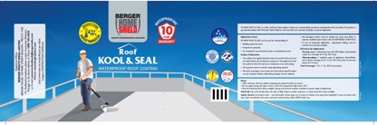 Berger Home Shield Roof Kool & Seal Device mark 7222711 Trademark