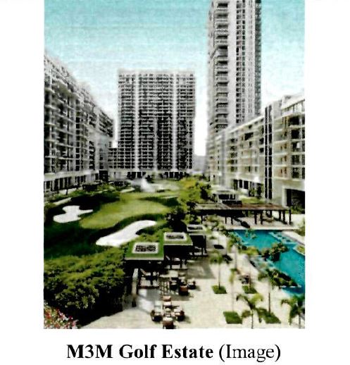 M3m Golf Estate (image) Device mark 7222842 Trademark