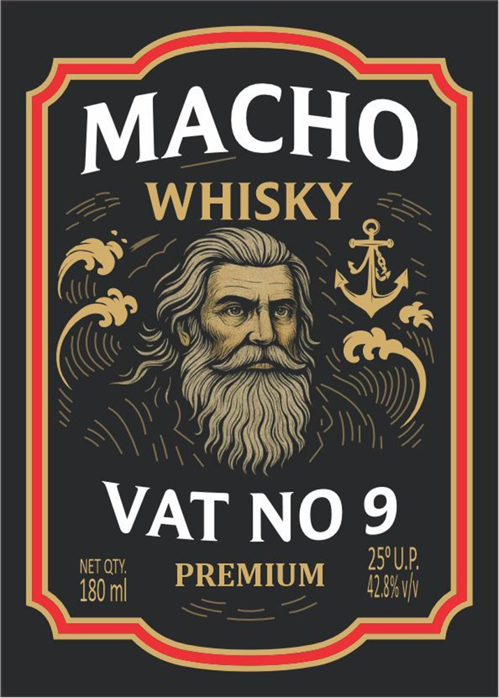 Macho Whisky Vat No 9 Premium Device mark 7226510 Trademark