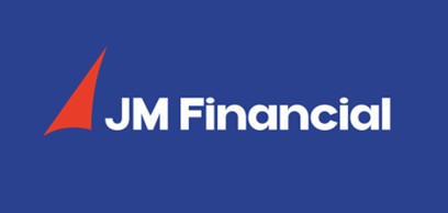 Jm Financial And Device Of Triangle In Blue Background (label In Color) Device mark 7226727 Trademark