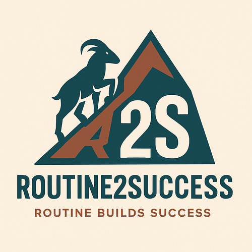 Routine2success With Tagline Routine Builds Success With Device Device mark 7229429 Trademark