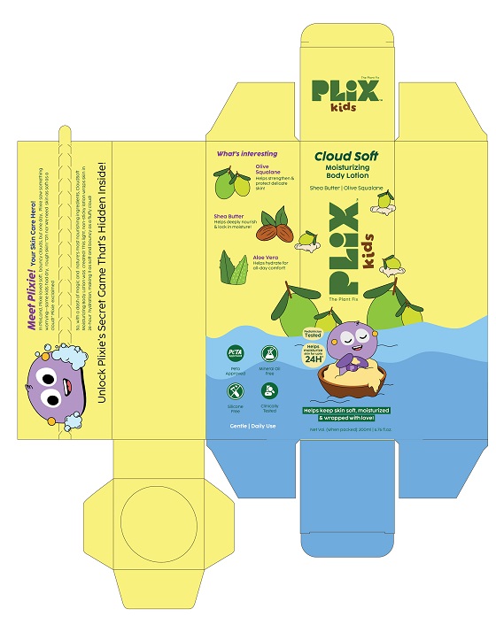 The Plant Fix Plix Kids Cloud Soft Moisturizing Body Lotion Outer Device mark 7230391 Trademark