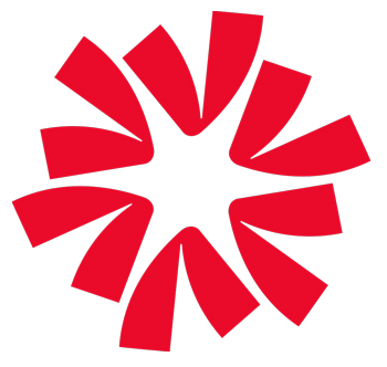 Red Abstract Circular V Design Device mark 7239222 Trademark