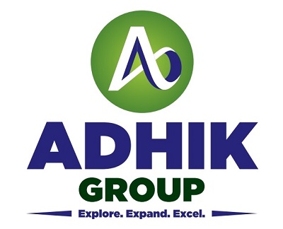 Device Of A Adhik Group With A Tagline Explore, Expand, Excel Device mark 7244568 Trademark
