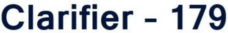 Clarifier - 179 Device mark 7247944 Trademark