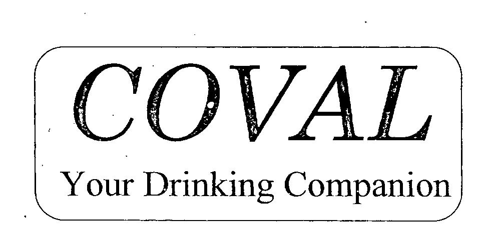 Coval Your Drinking Companion Device mark 2004078 Trademark