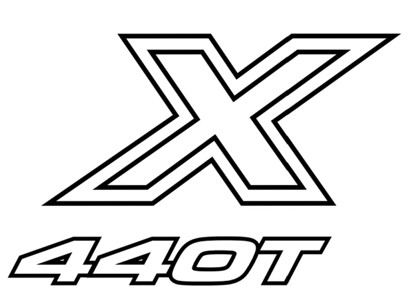 X440t (logo And Device) Device mark 7254570 Trademark