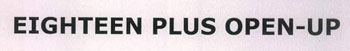 Eighteen Plus Open-up Device mark 2337274 Trademark