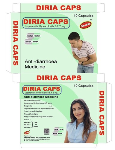 Diria Caps Device mark 7262268 Trademark
