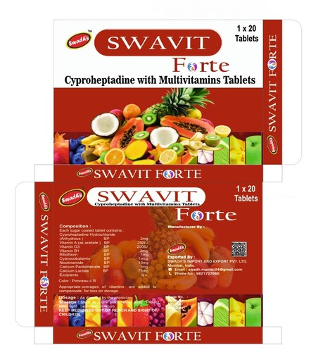 Swavit Forte Device mark 7262305 Trademark