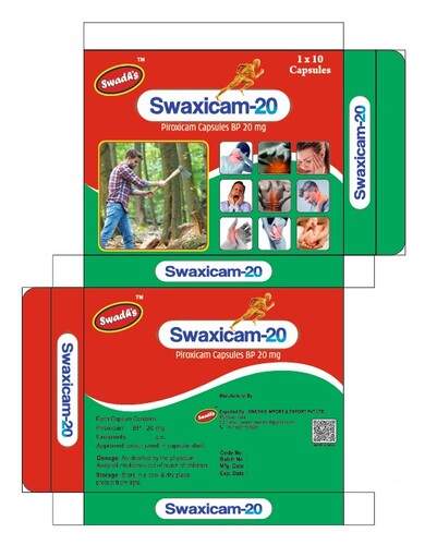 Swaxicam-20 Device mark 7262306 Trademark