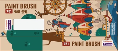 Ap Asian Paints Trucare Paint Brush 751 Device mark 7263093 Trademark