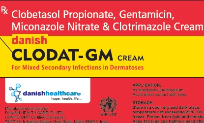 Danish Clodat-gm Device mark 7263859 Trademark