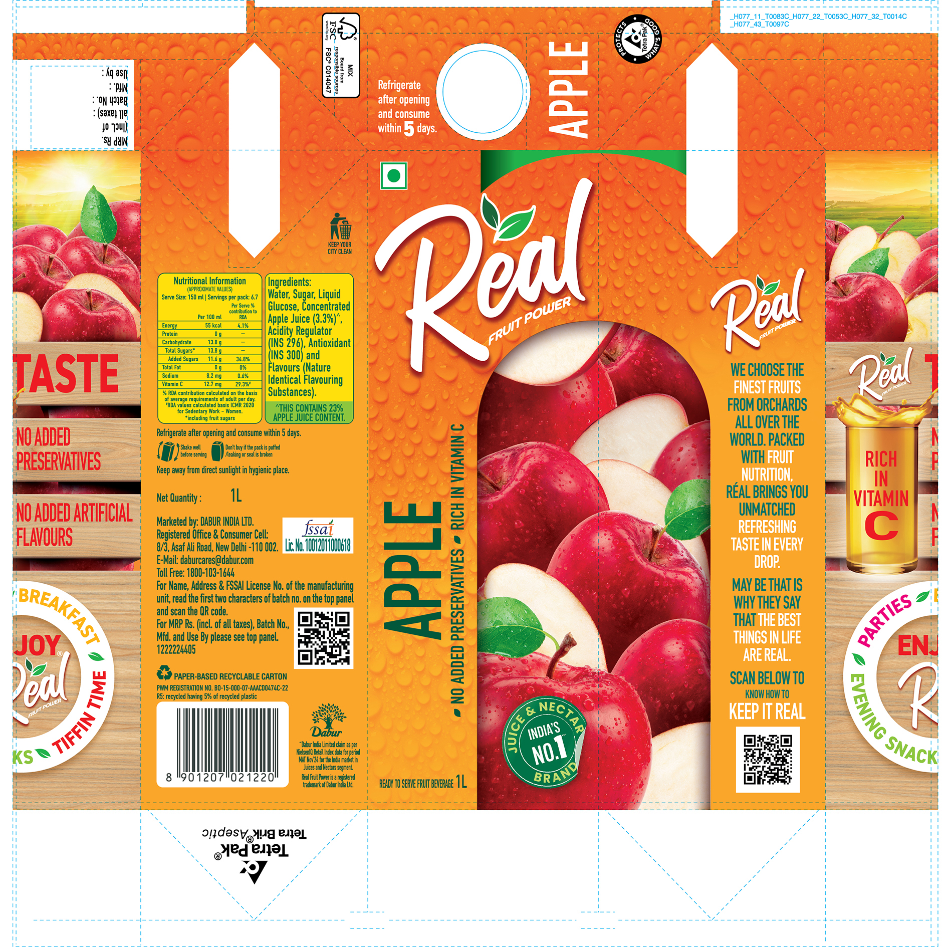 Real Fruit Power Apple Device mark 7266915 Trademark