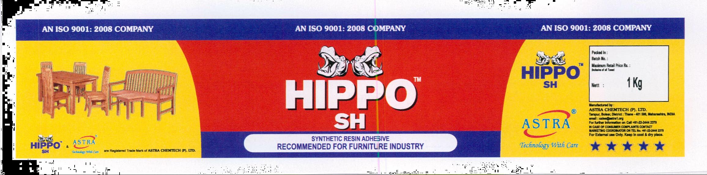 Hippo Sh Device mark 2005685 Trademark