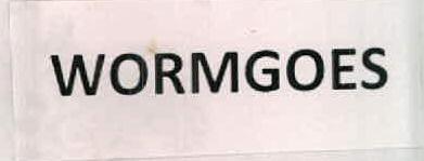 Wormgoes Device mark 2381243 Trademark
