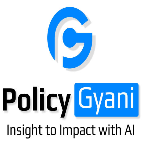 Policy Gyani With Tagline "insight To Impact With Ai" Device mark 7269077 Trademark