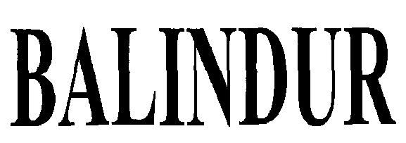 Balindur (device) Device mark 2308292 Trademark