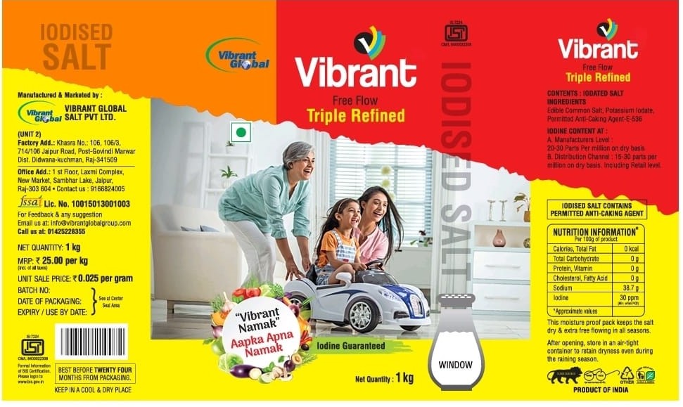 Vibrant Device mark 7276355 Trademark